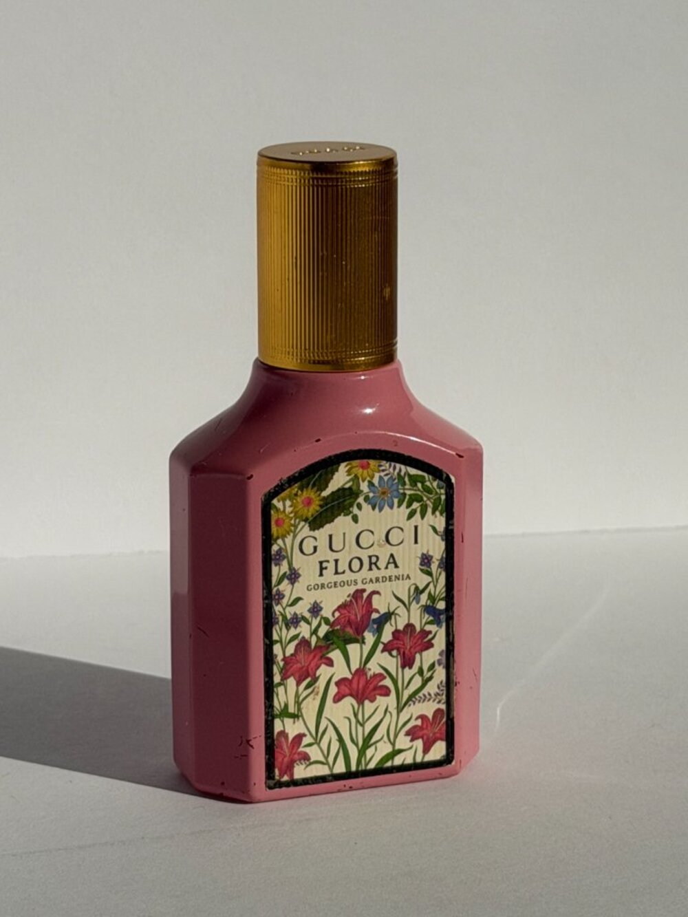 Gucci Flora Gorgeous Gardenia 30ml Empty Pink Gold Display 30ml - Picture 3 of 10